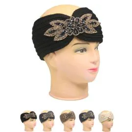 Bulk Winter Hair Bands with Crystals for Women-1