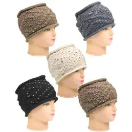 Bulk Cable Braided Woven Winter Headbands for Women-1