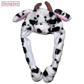 Cow Hat with Moving Ears