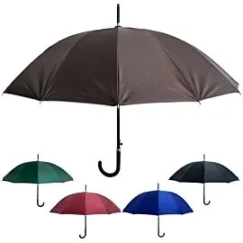 Assorted color plain umbrellas wholesale selection