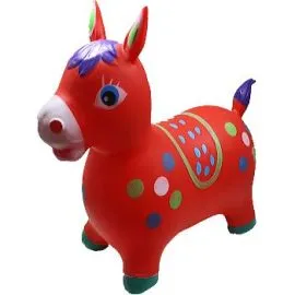Buy Inflatable Jumping Red Horse Without Light & Sound-1