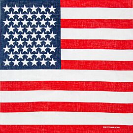 American Flag Cotton Bandana
