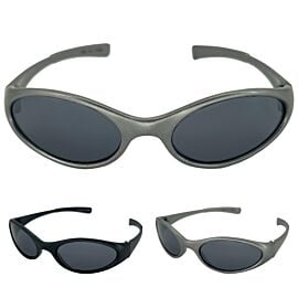 black and gray sunglasses with mat frames for children