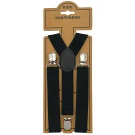 Black Color Children Suspenders In Bulk