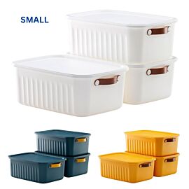 Wholesale Storage Bins with Lids - Small Multi-Purpose Organizers 2.65 Gal | 18 pcs