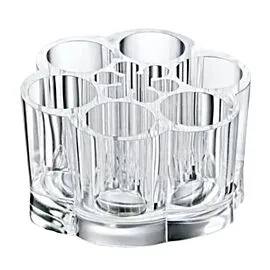Wholesale Makeup Organizers – 7-Compartment Brush & Lipstick Holder | 24 pcs