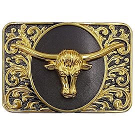 Oversize Bull Buckle