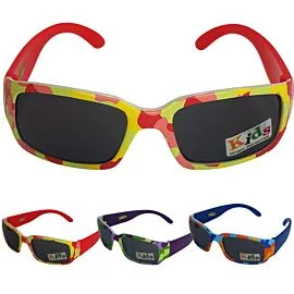 colored camouflage sunglasses for children and youth