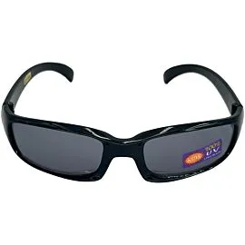 Wholesale Sport Wrap Sunglasses for Kids – Black | UV400 Protection