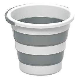 Wholesale Laundry Accessories – Collapsible Plastic Bucket with Handle 3.4 Gal | 10 pcs