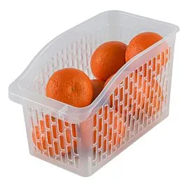 Wholesale Refrigerator Organizer Bins - Jumbo Transparent Design Set | 24 pcs
