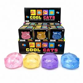Crystal-Look Rock Cat Squishy Stress Toy
