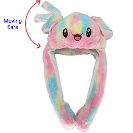 wholesale rainbow cute animal hats with moving ears