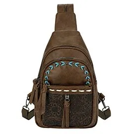 brown western crossbody bags wholesale