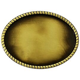Dark Yellow Plain Belt Buckle