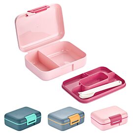 Wholesale Bento Boxes for Kids - Assorted 2 Compartments | 24 pcs