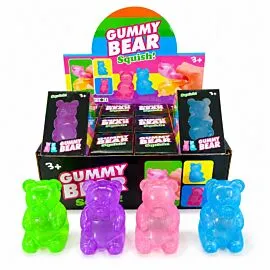 Dozen Wholesale Squishy Bear Cubes - Trendy Stress Relief Toys