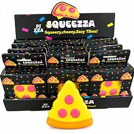 Dozen Wholesale Squishy Pizza Slices - Trendy Stress Relief Toys