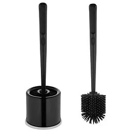Toilet Brush Set Bulk – Easy Use in Black and White Colors | 24 pcs