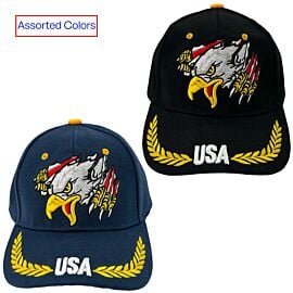 Wholesale Eagle embroidered caps - USA Design