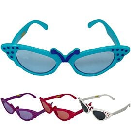 Colorful Frame and Lens Butterfly Antenna Sunglasses for Children