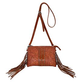 floral embossed western bag for ladies