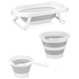 Wholesale Bathroom Accessories – 3pc Folding Baby Bath Set