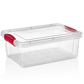 Large Plastic Food Storage Containers with Snap Lid – Rectangular 3.2 gal