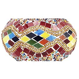Colorful Mosaic Glass Lamp Replacement-1