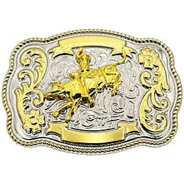 Wholesale Golden Bull Rider Oversized Belt Buckle