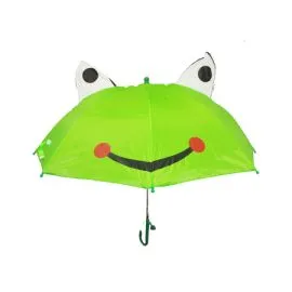 Fun Frog Automatic Kid Umbrella with Whistle-1