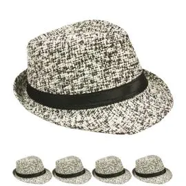 Wholesale Lightweight Crushable Trending Trilby Fedora Hat-1