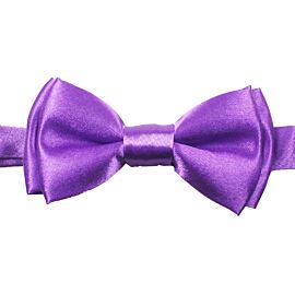 Shining Purple Color Kids Bow Tie
