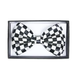 Checkered White Bowtie - Wholesale Offer-1