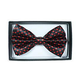 Pajarita a lunares roja