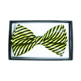 Yellow Striped Bowtie - Wholesale Pricing-1