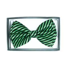 Green Striped Bowtie - Wholesale Offer-1