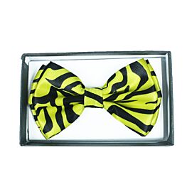 Pajarita de cebra amarilla