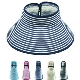 Buy Bulk Woman's Bowtie Foldable Sun Visor Hat-1
