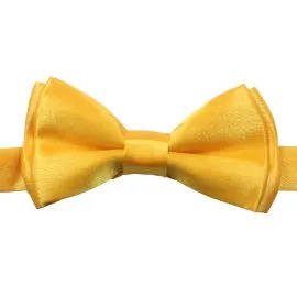 Shining Golden Yellow Kid Bow Tie - Bulk-1