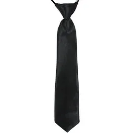 Wholesale Black Kid Necktie-1