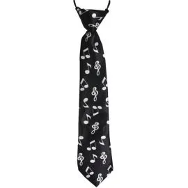 Music Patterned Kid Necktie Wholesale-1