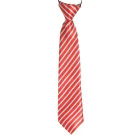Red and White Lines Kid Necktie Wholesale-1