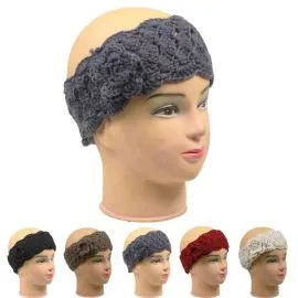 Wholesale Knitted Woolen Winter Headbands for Women-1