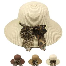 Wholesale Elegant Ribbon Knot Summer Bucket Hat for Women-1