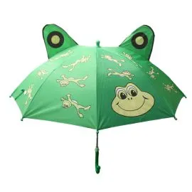 Hop into Fun with Frog Kid Umbrella - Wholesale-1