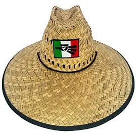Wholesale Hecho En Mexico Man Sun Hat - Wide Brim Raffia Straw Light Weight-2
