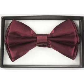 Burgundy Color Adult Bowtie - Wholesale Pricing-1