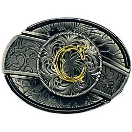 Hidden Knife Belt Buckle - Initial C Design (Preorder)