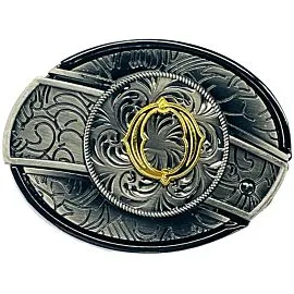 Hidden Knife Belt Buckle - Initial O Design (Preorder)